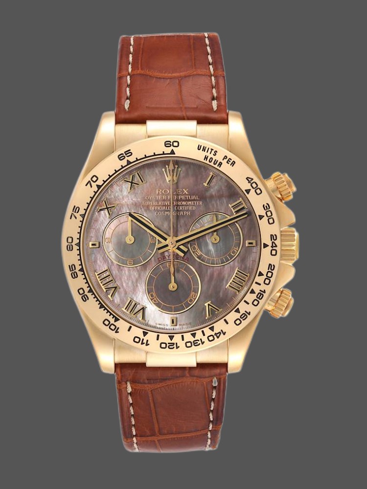 Rolex Daytona 116518 Mother of Pearl Dial 40mm Mens Replica Watch